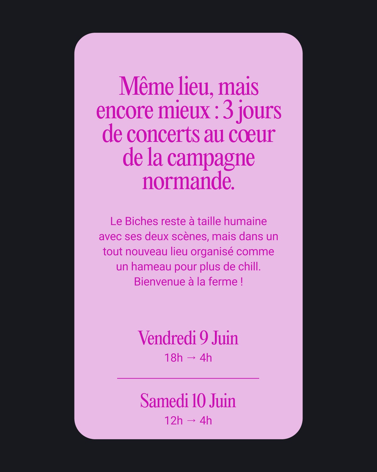 Biches festival 2023